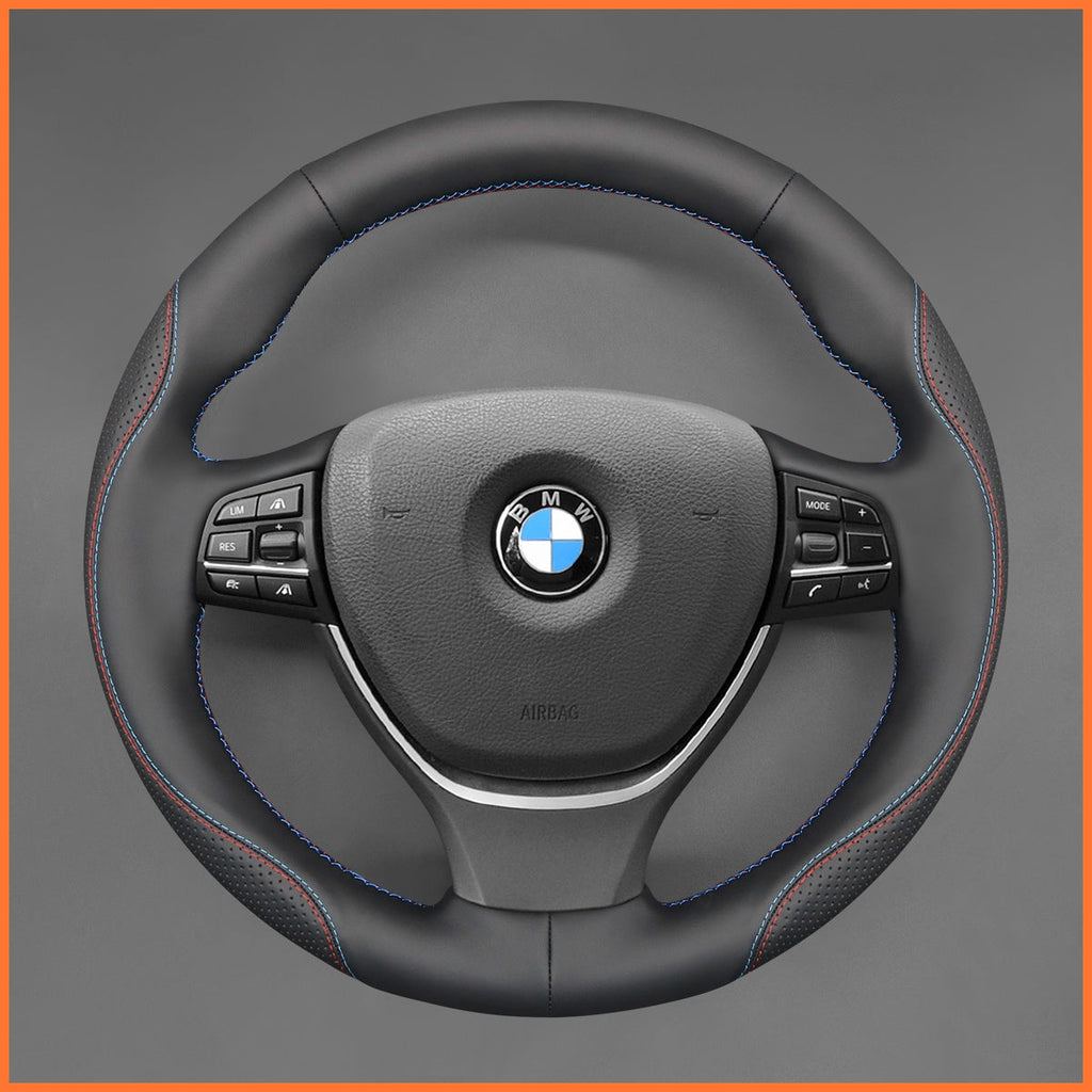 MEWANT Couvre Volant pour BMW 5 Series F10 F11 F07 6 Series F12 F13 F06 7 Series F01 7 Series F02