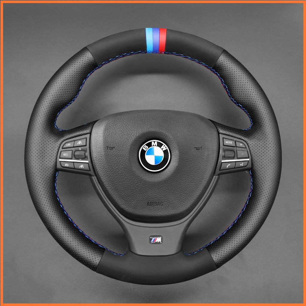 MEWANT Couvre Volant pour BMW 5 Series M Sport  F10 F11  F07 F12 F13 F06 F01 F10