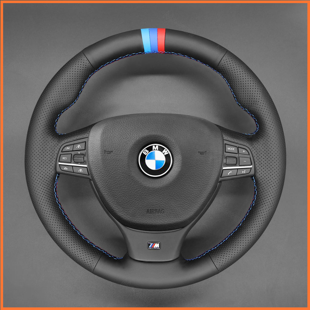 MEWANT Couvre Volant pour BMW 5 Series M Sport  F10 F11  F07 F12 F13 F06 F01 F10