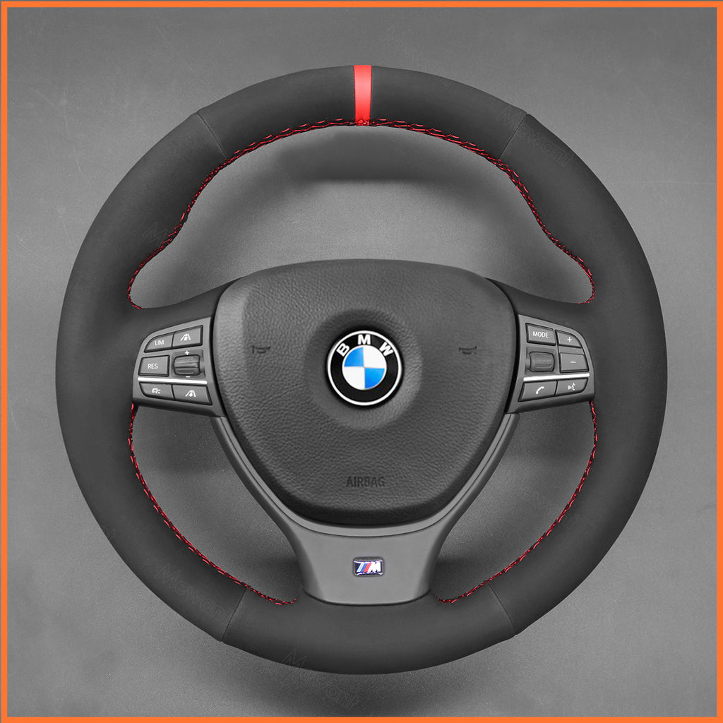 MEWANT Couvre Volant pour BMW 5 Series M Sport  F10 F11  F07 F12 F13 F06 F01 F10