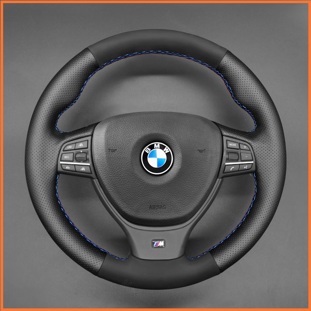 MEWANT Couvre Volant pour BMW 5 Series M Sport  F10 F11  F07 F12 F13 F06 F01 F10