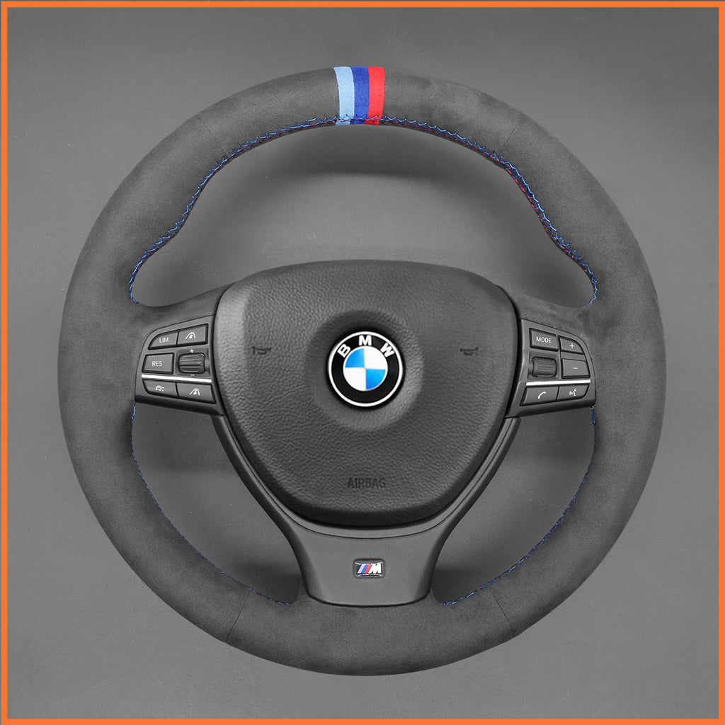 MEWANT Couvre Volant pour BMW 5 Series M Sport  F10 F11  F07 F12 F13 F06 F01 F10