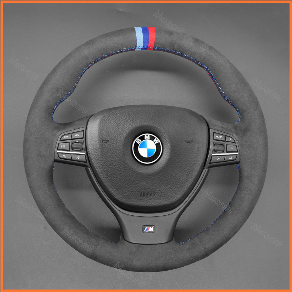 MEWANT Couvre Volant pour BMW 5 Series M Sport  F10 F11  F07 F12 F13 F06 F01 F10