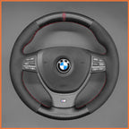 MEWANT Couvre Volant pour BMW 5 Series M Sport  F10 F11  F07 F12 F13 F06 F01 F10