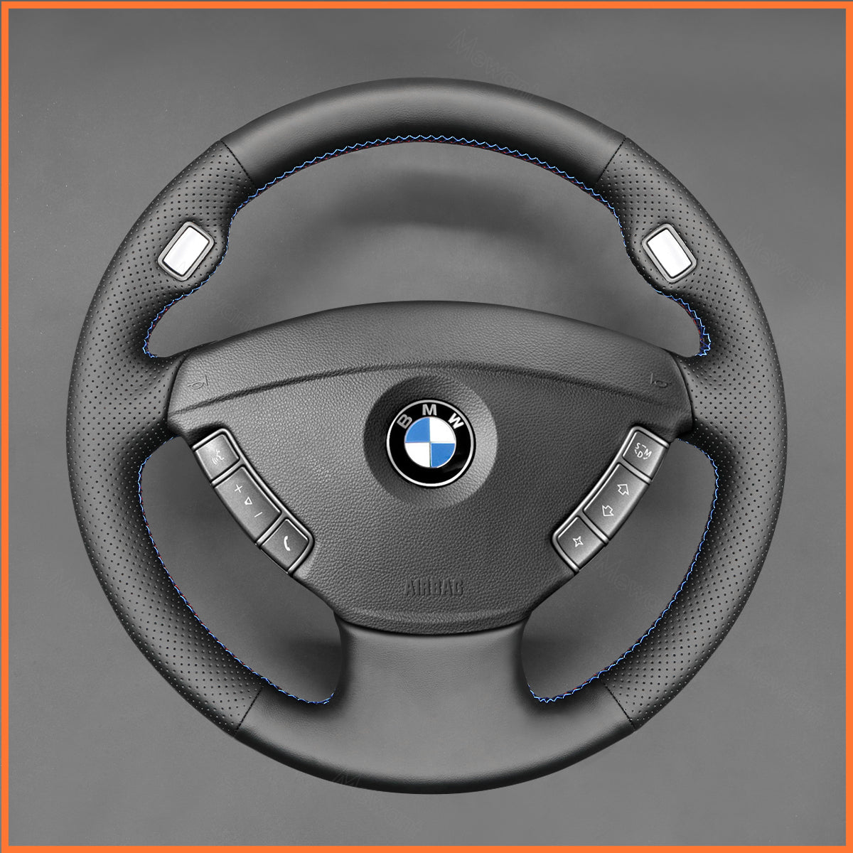 MEWANT Couvre Volant pour BMW 7 Series E65 E66 2001-2008