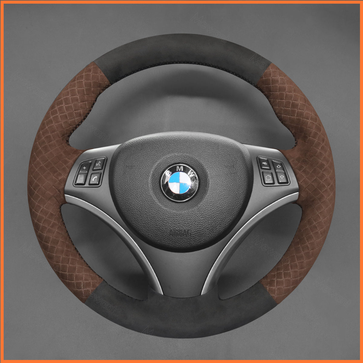 MEWANT Couvre Volant pour BMW E87 E81 E82 E88 E82 E90 E91  E92 E93