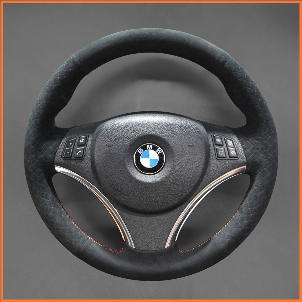 MEWANT Couvre Volant pour BMW E87 E81 E82 E88 E82 E90 E91  E92 E93