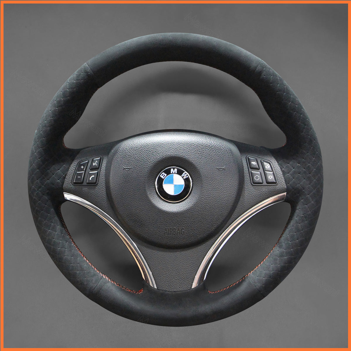 MEWANT Couvre Volant pour BMW E87 E81 E82 E88 E82 E90 E91  E92 E93