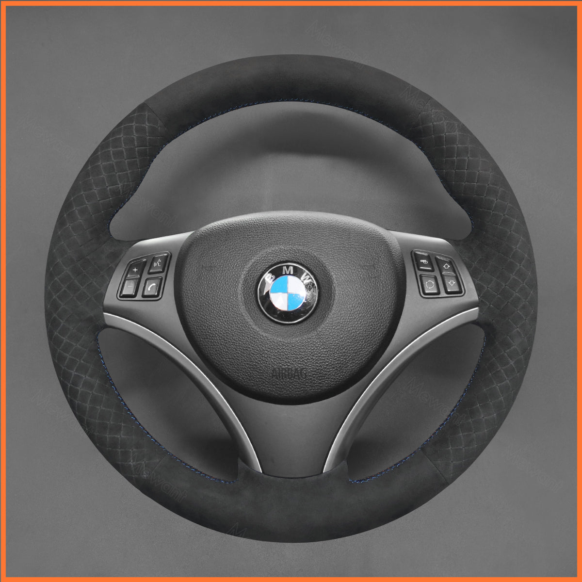 MEWANT Couvre Volant pour BMW E87 E81 E82 E88 E82 E90 E91  E92 E93