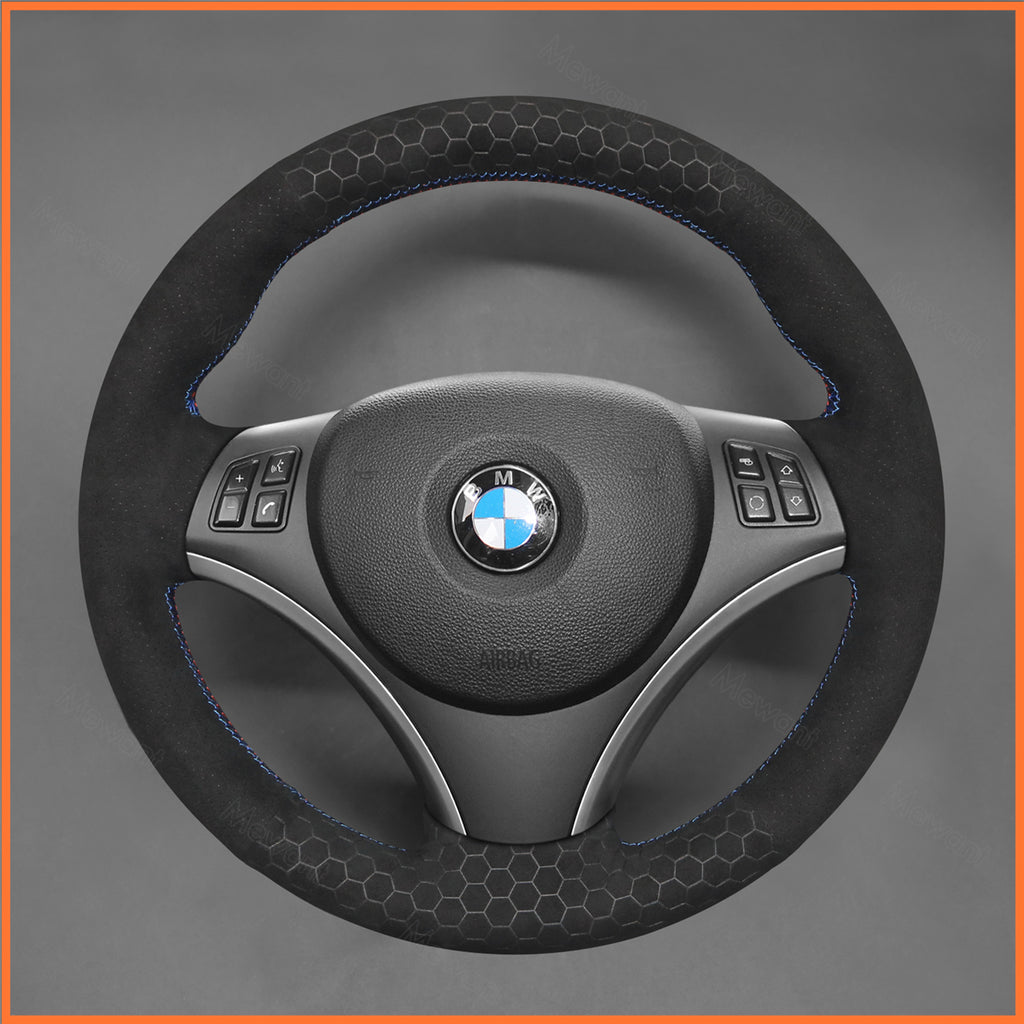 MEWANT Couvre Volant pour BMW E87 E81 E82 E88 E82 E90 E91  E92 E93