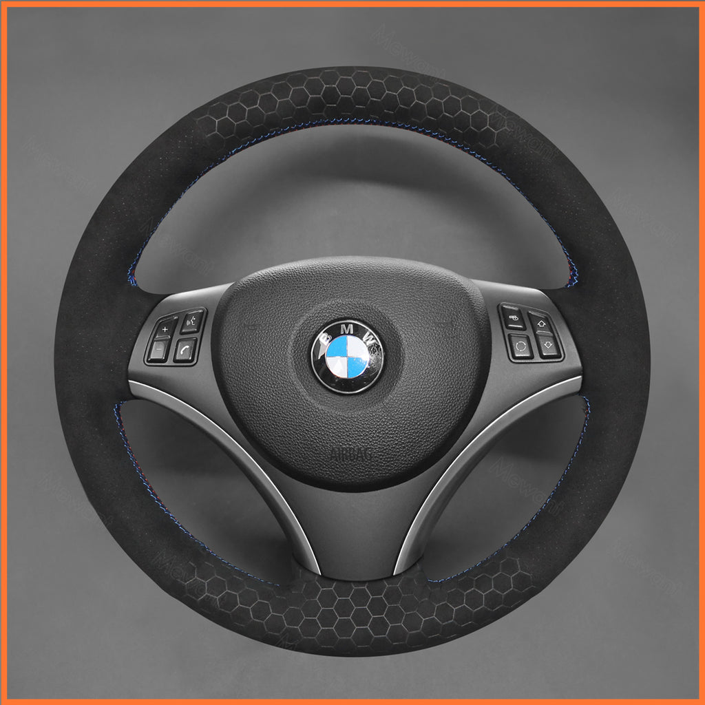 MEWANT Couvre Volant pour BMW E87 E81 E82 E88 E82 E90 E91  E92 E93