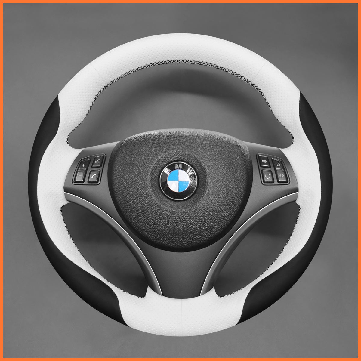 MEWANT Couvre Volant pour BMW E87 E81 E82 E88 E82 E90 E91  E92 E93