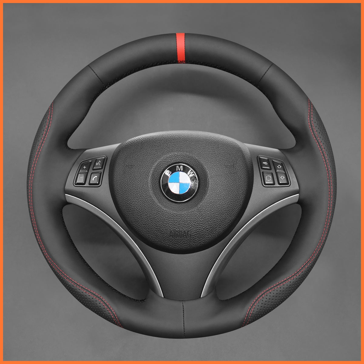 MEWANT Couvre Volant pour BMW E87 E81 E82 E88 E82 E90 E91  E92 E93
