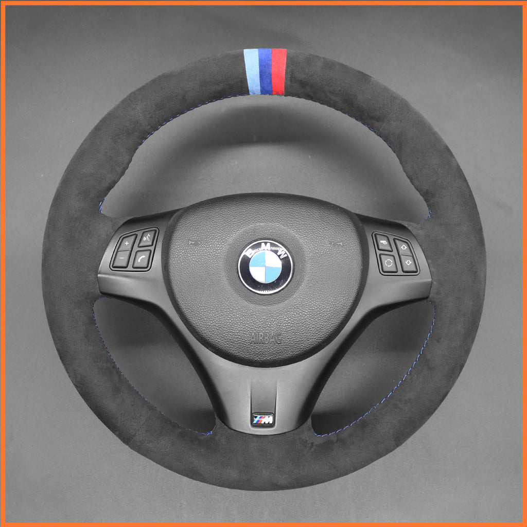 MEWANT Couvre Volant pour BMW E87 E90 E81  E82 E88 E82 E90 E91 E92 E93 E84 2007-2013