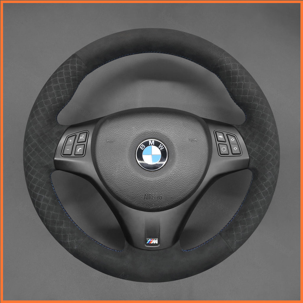 MEWANT Couvre Volant pour BMW E87 E90 E81  E82 E88 E82 E90 E91 E92 E93 E84 2007-2013