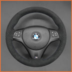 MEWANT Couvre Volant pour BMW E87 E90 E81  E82 E88 E82 E90 E91 E92 E93 E84 2007-2013