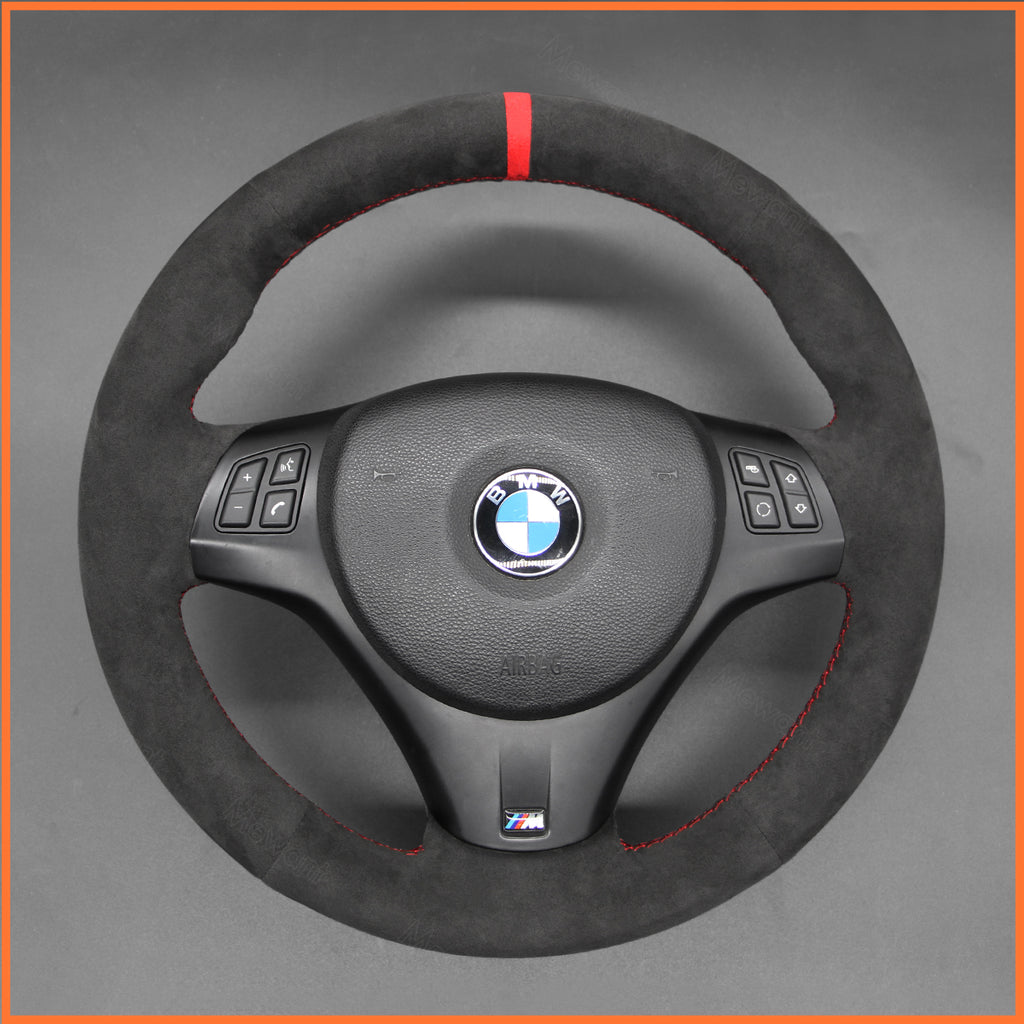 MEWANT Couvre Volant pour BMW E87 E90 E81  E82 E88 E82 E90 E91 E92 E93 E84 2007-2013