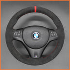 MEWANT Couvre Volant pour BMW E87 E90 E81  E82 E88 E82 E90 E91 E92 E93 E84 2007-2013