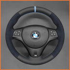 MEWANT Couvre Volant pour BMW E87 E90 E81  E82 E88 E82 E90 E91 E92 E93 E84 2007-2013