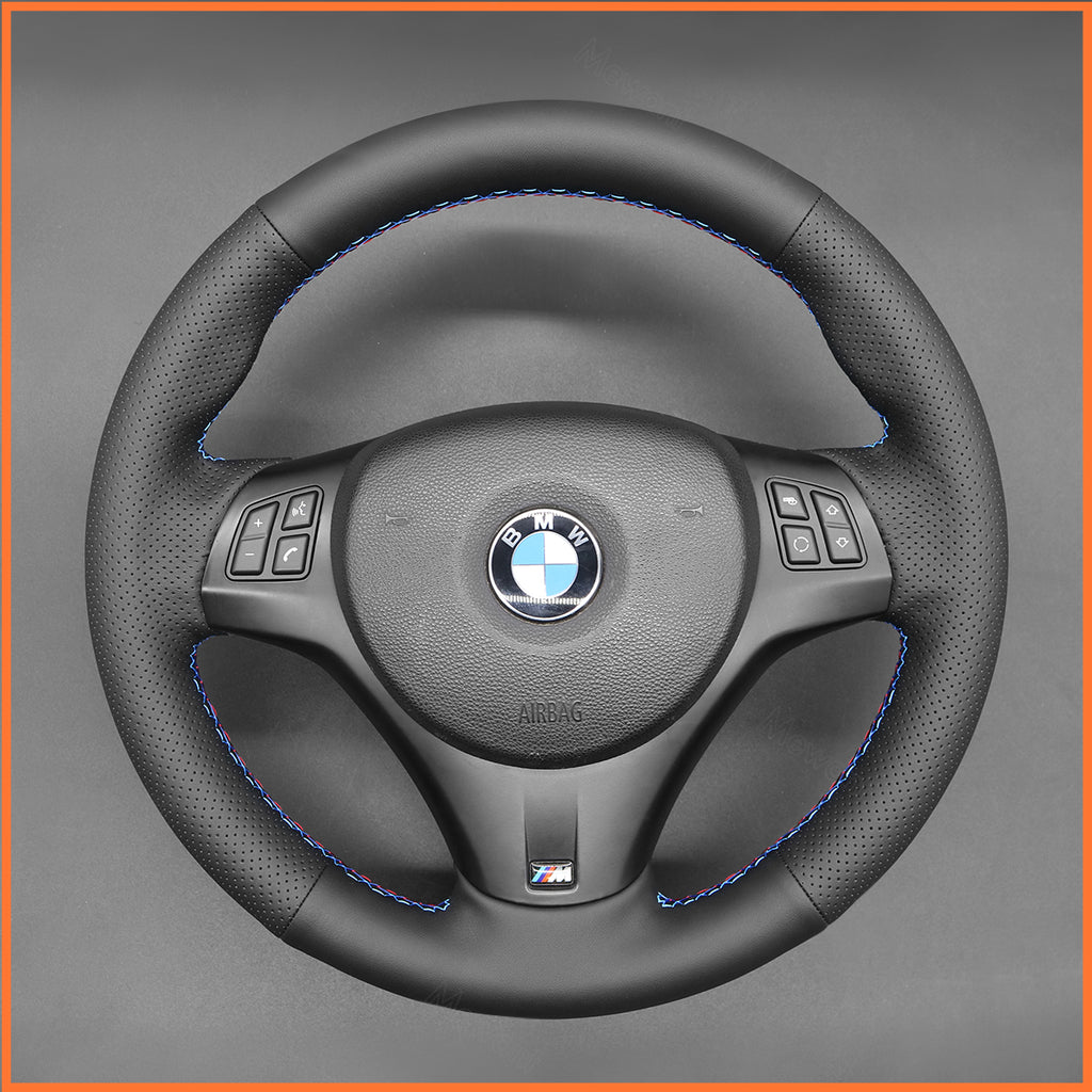 MEWANT Couvre Volant pour BMW E87 E90 E81  E82 E88 E82 E90 E91 E92 E93 E84 2007-2013