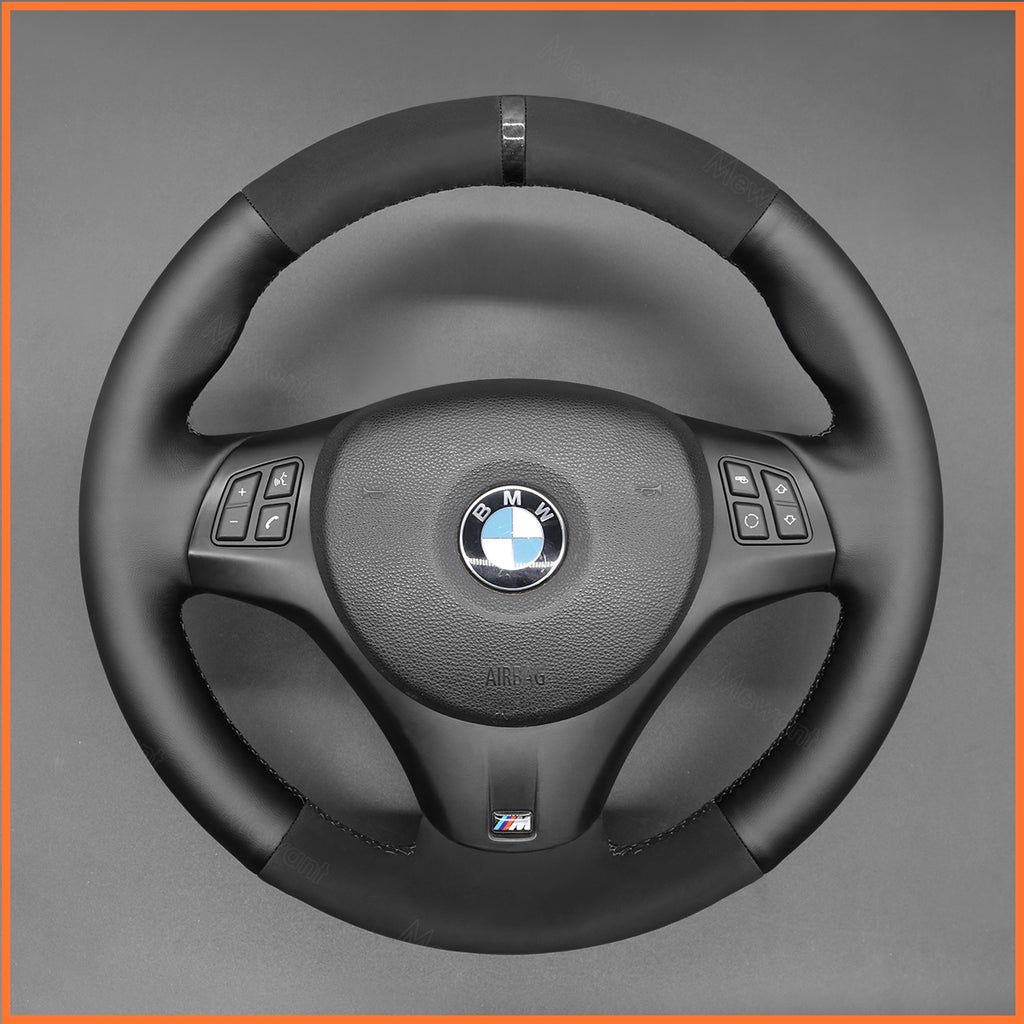 MEWANT Couvre Volant pour BMW E87 E90 E81  E82 E88 E82 E90 E91 E92 E93 E84 2007-2013