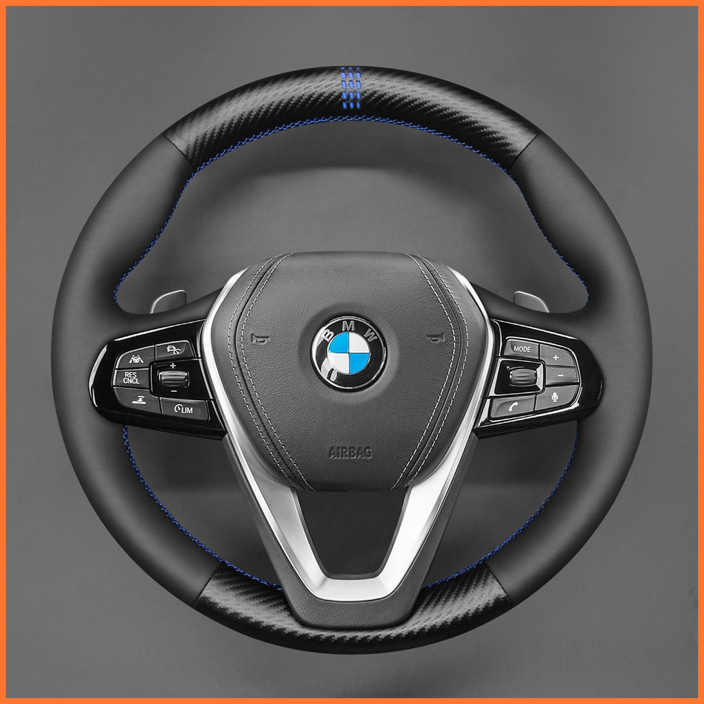 MEWANT Couvre Volant pour BMW F40 F44 G20 G21 G30 G31 G32 G11 G12 G26 X3 X6 Z4