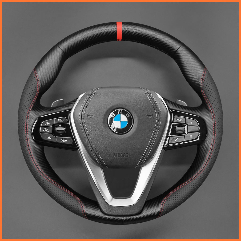 MEWANT Couvre Volant pour BMW F40 F44 G20 G21 G30 G31 G32 G11 G12 G26 X3 X6 Z4