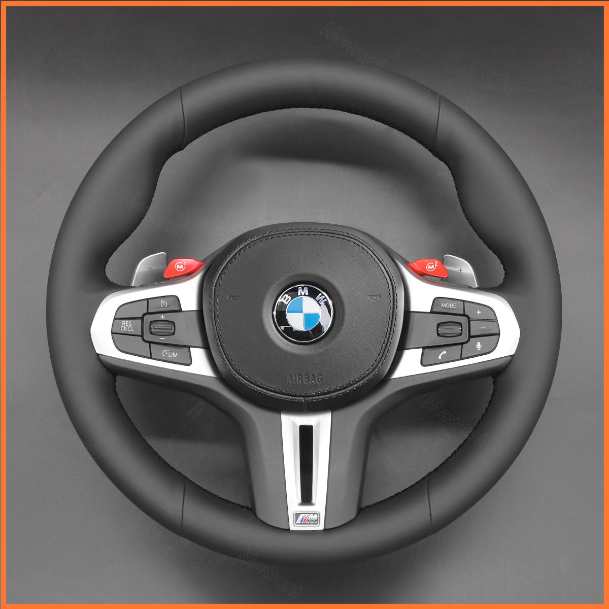 MEWANT Couvre Volant pour BMW M2 G87 M3 G80 G81 M4 G82 G83 M5 F90 F91 F92 F93 X3 X4 X5