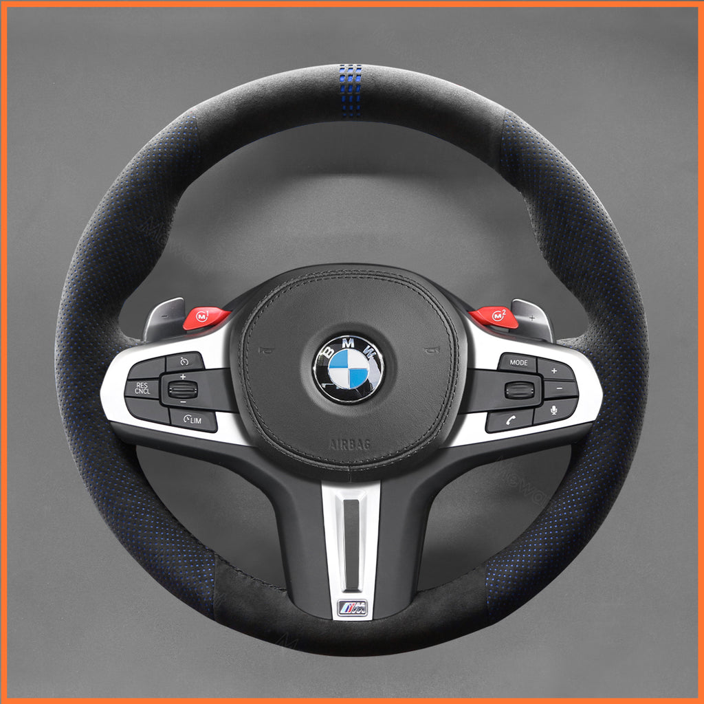 MEWANT Couvre Volant pour BMW M2 M3 M4 M5 M8 G8X F9X