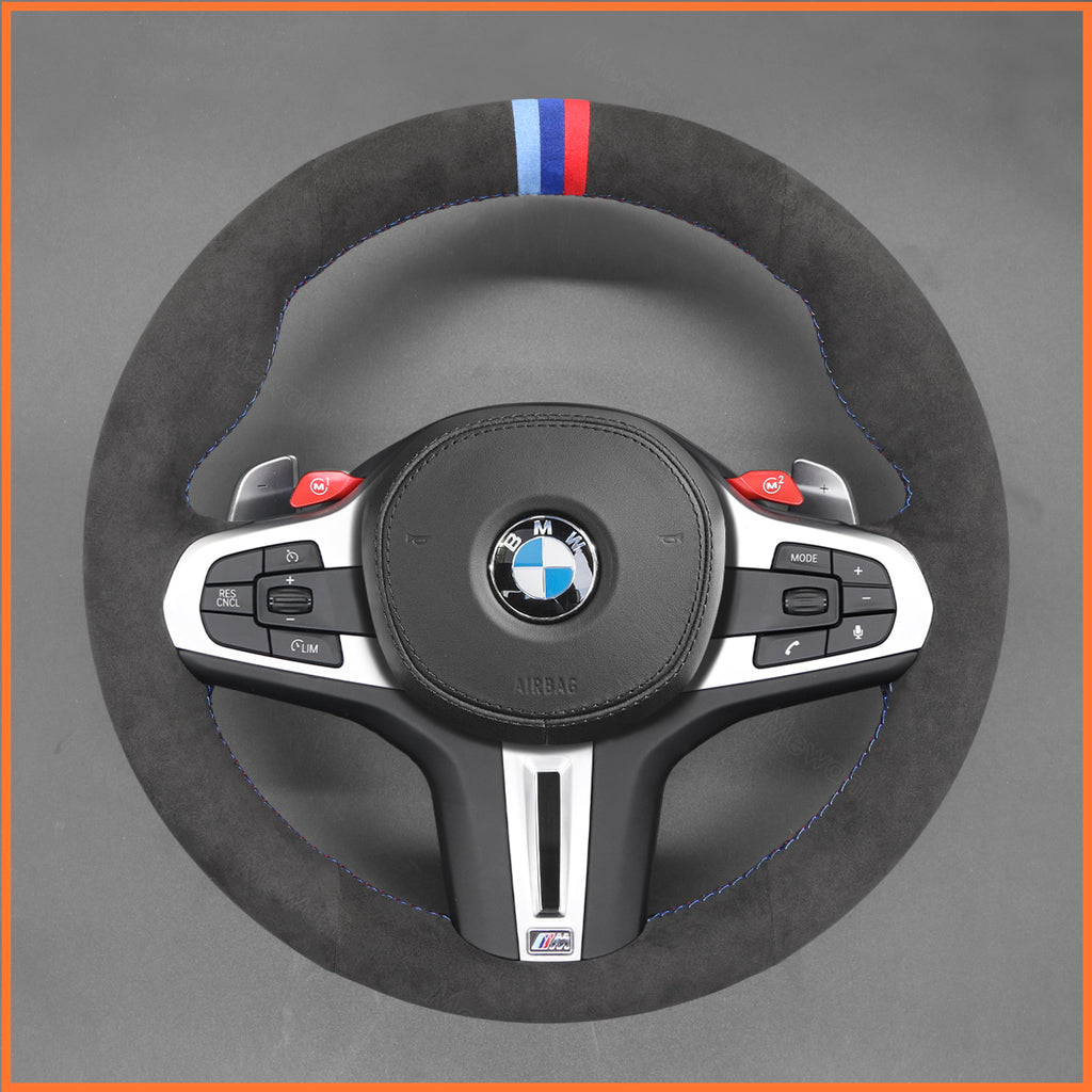 MEWANT Couvre Volant pour BMW M2 M3 M4 M5 M8 G8X F9X