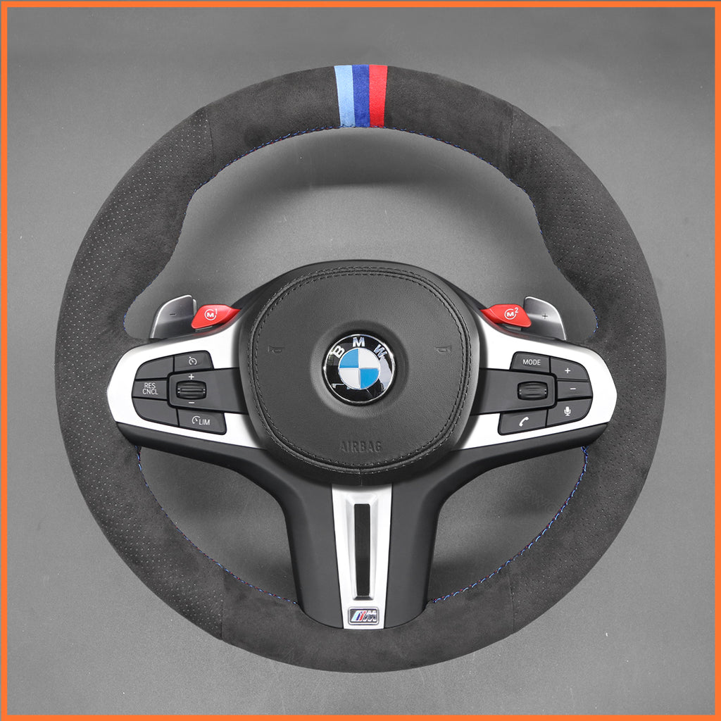 MEWANT Couvre Volant pour BMW M2 M3 M4 M5 M8 G8X F9X