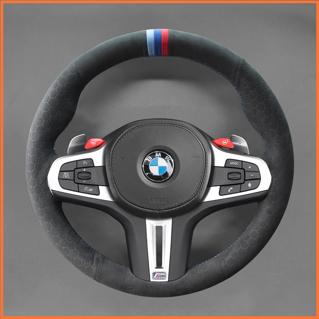 MEWANT Couvre Volant pour BMW M2 M3 M4 M5 M8 G8X F9X
