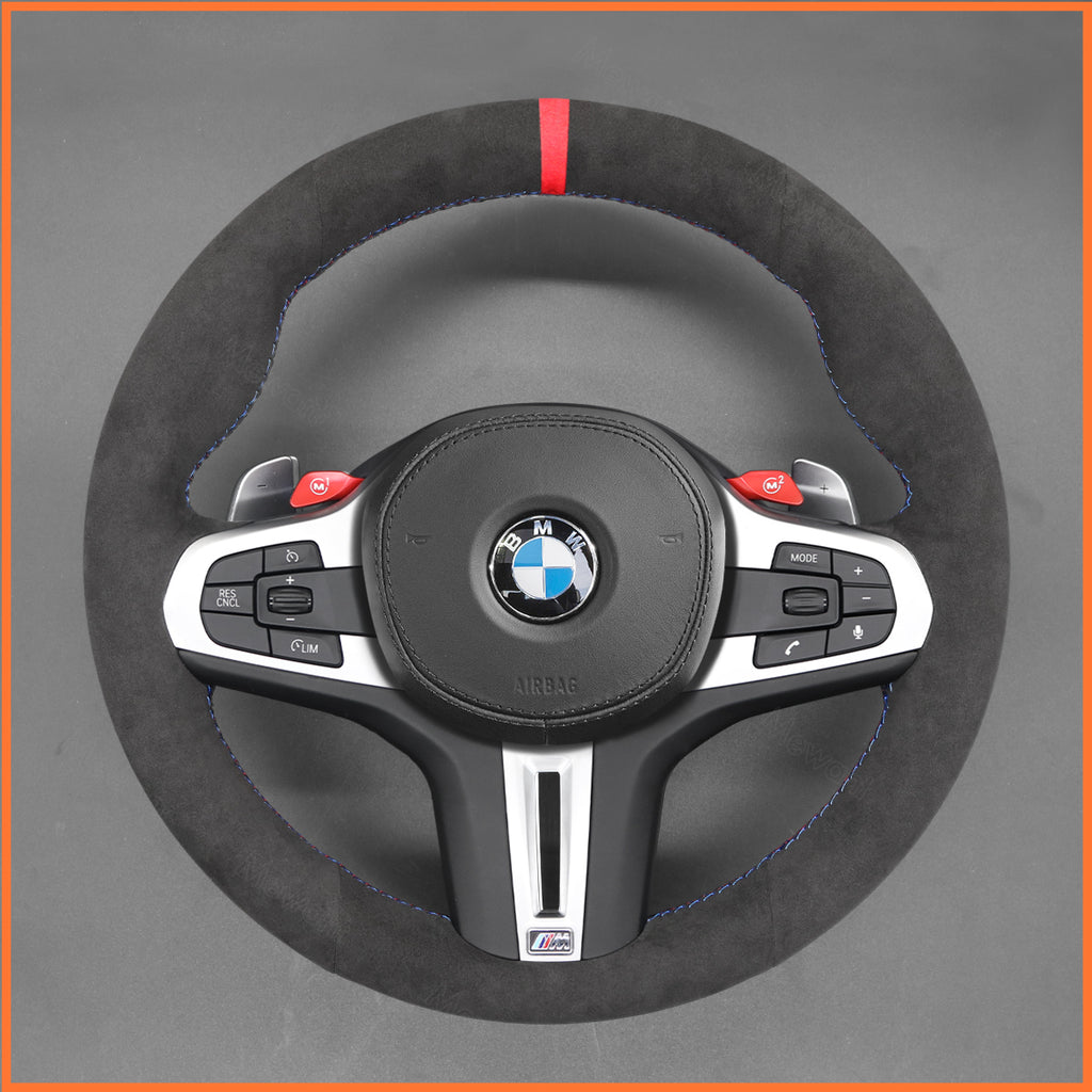 MEWANT Couvre Volant pour BMW M2 M3 M4 M5 M8 G8X F9X