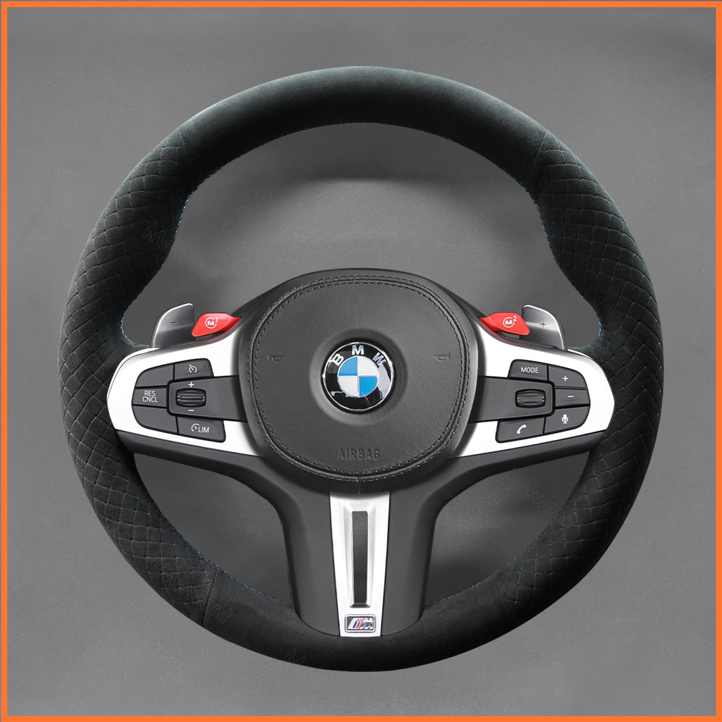 MEWANT Couvre Volant pour BMW M2 M3 M4 M5 M8 G8X F9X