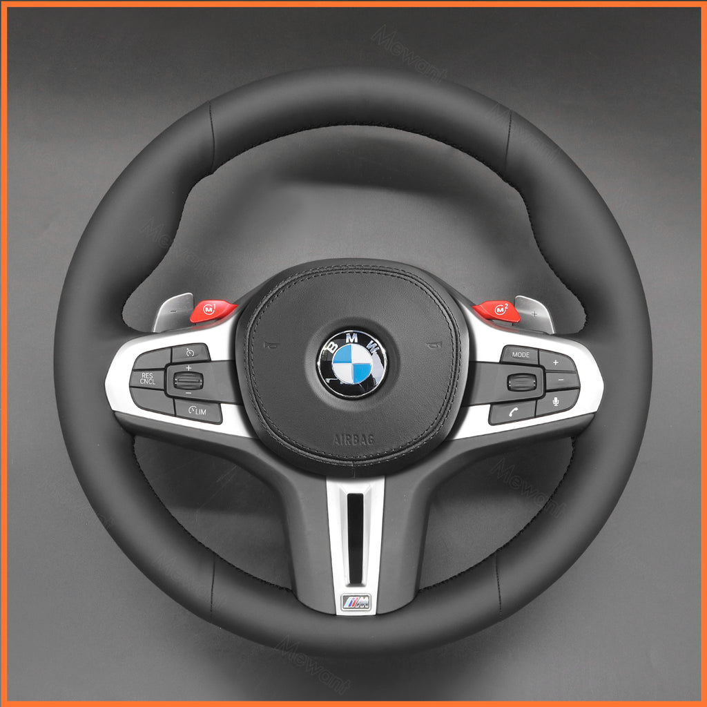 MEWANT Couvre Volant pour BMW M2 M3 M4 M5 M8 G8X F9X