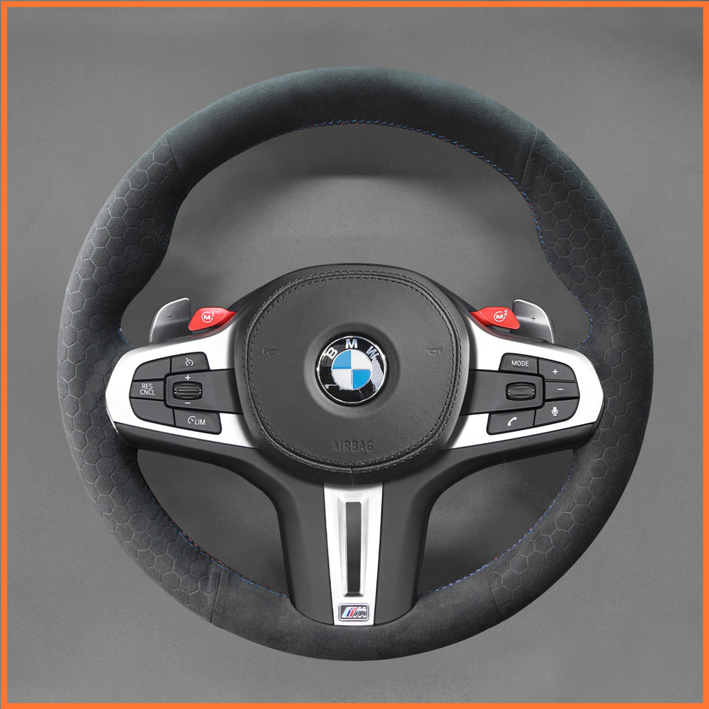 MEWANT Couvre Volant pour BMW M2 M3 M4 M5 M8 G8X F9X