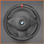 MEWANT Couvre Volant pour BMW M5 E60 E61 E63 E64