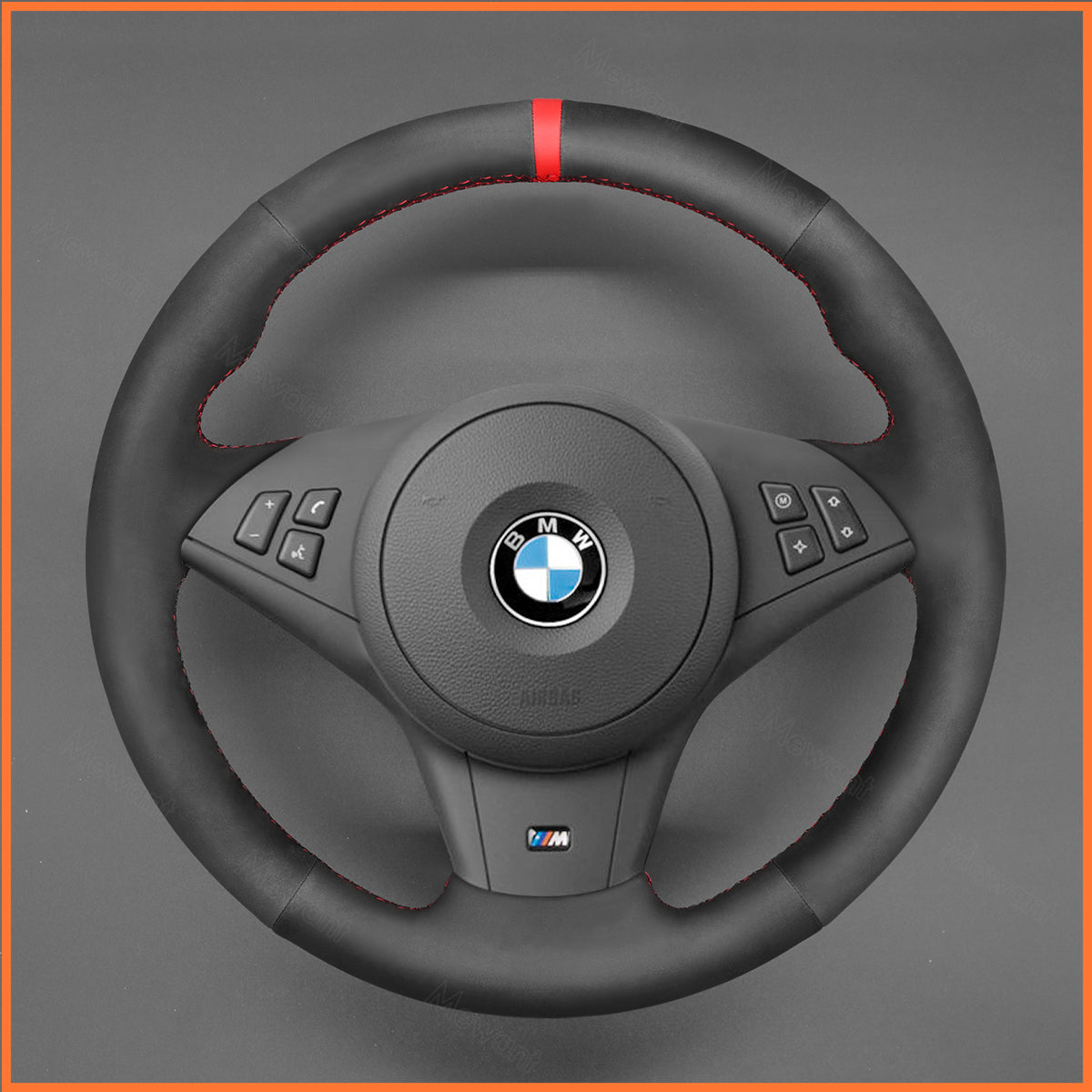MEWANT Couvre Volant pour BMW M5 E60 E61 E63 E64