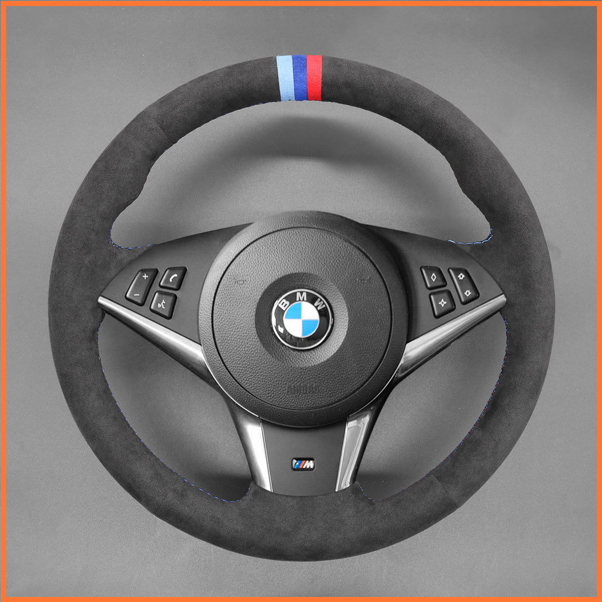 MEWANT Couvre Volant pour BMW M5 E60 E61 E63 E64