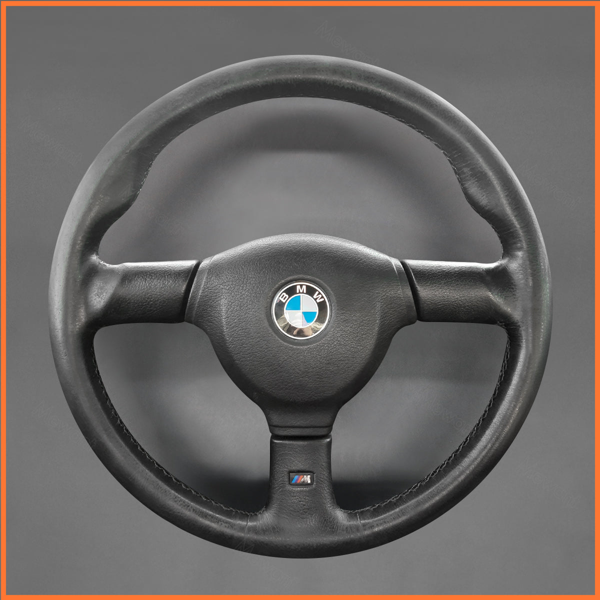 MEWANT Couvre Volant pour BMW M5 M3 E30 E34 M Tech 2 1988–1991