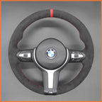 MEWANT Couvre Volant pour BMW (M Sport) X6 X5X4 X3 X2 X1 F12 F10 F32 F34 F20 F21 M135i F45 F46  F22 F23 M235i F30 F31 2015-2019