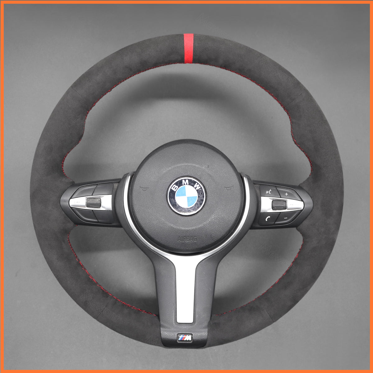 MEWANT Couvre Volant pour BMW (M Sport) X6 X5X4 X3 X2 X1 F12 F10 F32 F34 F20 F21 M135i F45 F46  F22 F23 M235i F30 F31
