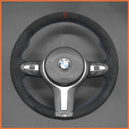 MEWANT Couvre Volant pour BMW (M Sport) X6 X5X4 X3 X2 X1 F12 F10 F32 F34 F20 F21 M135i F45 F46  F22 F23 M235i F30 F31 2015-2019
