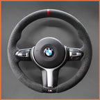 MEWANT Couvre Volant pour BMW (M Sport) X6 X5X4 X3 X2 X1 F12 F10 F32 F34 F20 F21 M135i F45 F46  F22 F23 M235i F30 F31 2015-2019