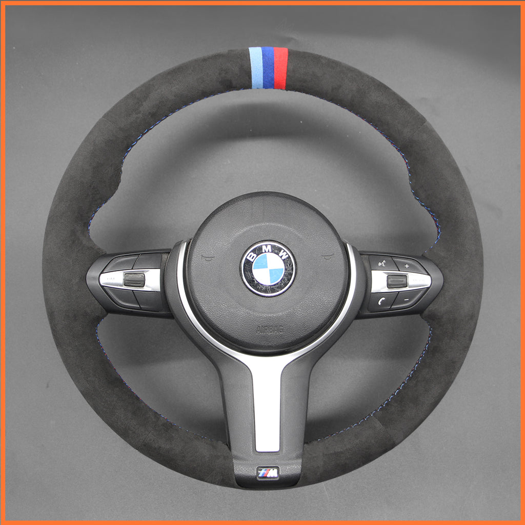 MEWANT Couvre Volant pour BMW (M Sport) X6 X5X4 X3 X2 X1 F12 F10 F32 F34 F20 F21 M135i F45 F46  F22 F23 M235i F30 F31 2015-2019