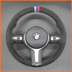 MEWANT Couvre Volant pour BMW (M Sport) X6 X5X4 X3 X2 X1 F12 F10 F32 F34 F20 F21 M135i F45 F46  F22 F23 M235i F30 F31 2015-2019