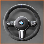 MEWANT Couvre Volant pour BMW (M Sport) X6 X5X4 X3 X2 X1 F12 F10 F32 F34 F20 F21 M135i F45 F46  F22 F23 M235i F30 F31 2015-2019