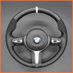 MEWANT Couvre Volant pour BMW (M Sport) X6 X5X4 X3 X2 X1 F12 F10 F32 F34 F20 F21 M135i F45 F46  F22 F23 M235i F30 F31 2015-2019