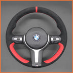 MEWANT Couvre Volant pour BMW (M Sport) X6 X5X4 X3 X2 X1 F12 F10 F32 F34 F20 F21 M135i F45 F46  F22 F23 M235i F30 F31 2015-2019
