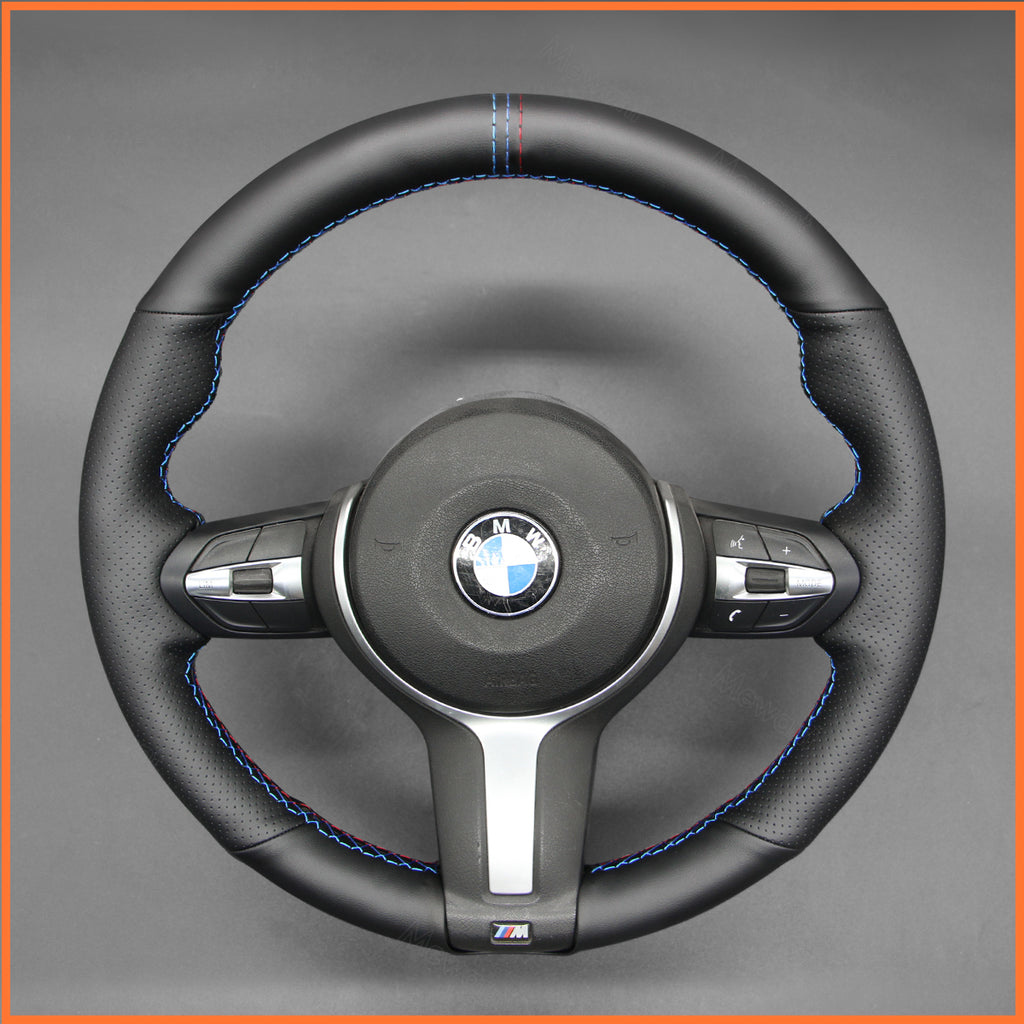MEWANT Couvre Volant pour BMW (M Sport) X6 X5X4 X3 X2 X1 F12 F10 F32 F34 F20 F21 M135i F45 F46  F22 F23 M235i F30 F31 2015-2019